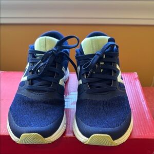 New Balance Navy and Mint Sneakers